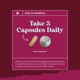 Suplemento herbal para menopausia, equilibrio hormonal, 75 cápsulas