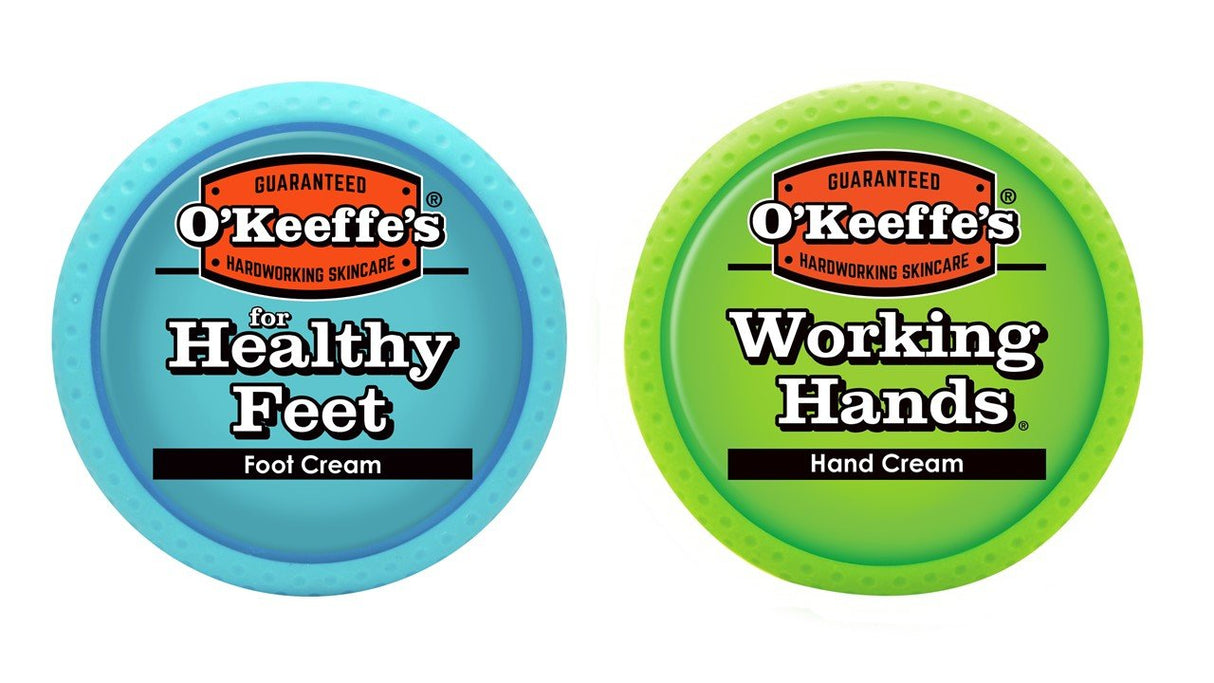 O'Keeffe's K0350015 Working Hands 3.4oz y Healthy Feet 3.2o