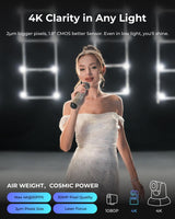 Cámara OBSBOT 4K PTZ con IA, control gesto y streaming