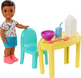 Barbie Skipper Bebés y Niñera Set con accesorios y muñeco