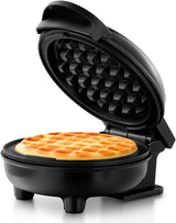 Mini Waffle Maker Holstein, Antiadherente, 4 pulgadas, Rápido
