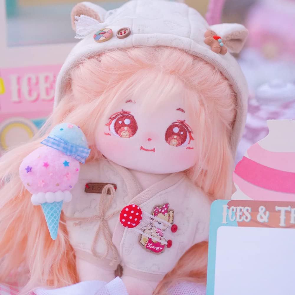 Muñeca de peluche 20cm Niannyyhouse, cabello largo, modelo a-13
