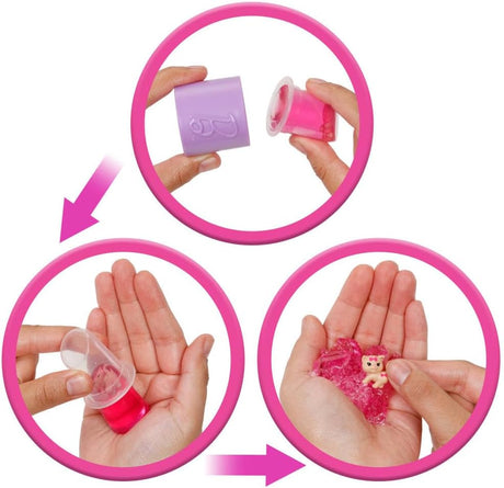 Barbie Party Muñeca y Accesorios Serie Glam con 10 Sorpresas