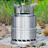 Estufa de camping, estufa de leña / estufa de mochilero