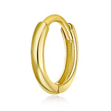 Pendientes de oro amarillo de 14 k de 1,5 mm de grosor 8x8mm