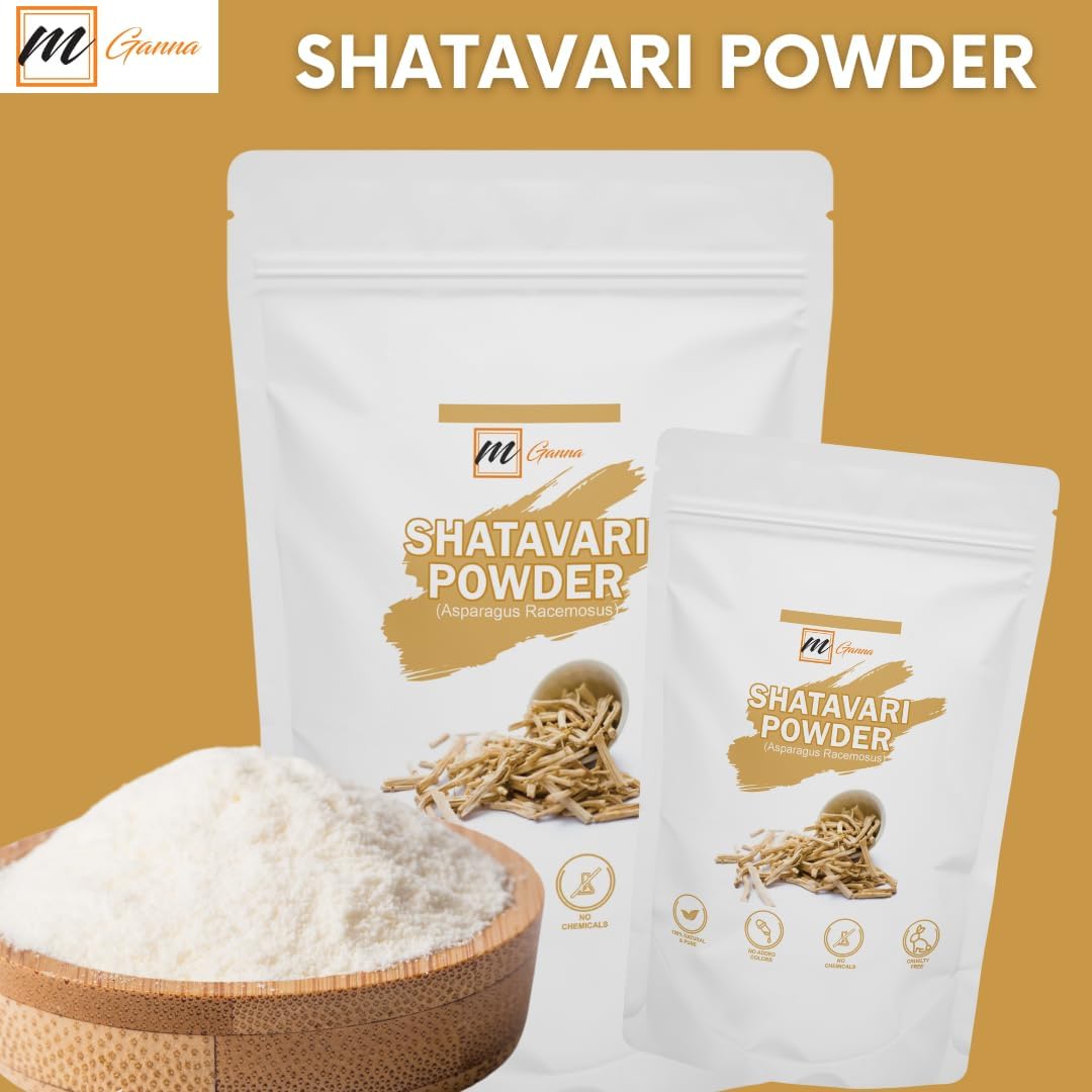 Shatavari Racemosus Natural en Polvo para Piel y Cabello