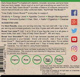 Daily Green Boost 8oz orgánico crudo Vegan GF USA