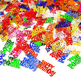 Confeti de cumpleaños metálico de papel de aluminio