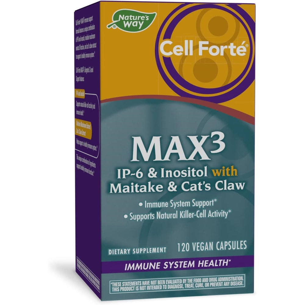 Suplemento Cell Forté MAX3 IP-6 e inositol con maitake