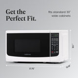 Microondas Farberware 700W, 0.7 Cu. Ft., Interior fácil de limpiar