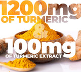 Suplemento de Cúrcuma y Bioperina Vegano para Articulaciones