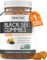 Gomitas de Aceite de Semilla Negra - Natural, Vegano, 500mg