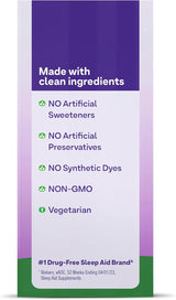 Melatonina Natrol Kids 1 mg, 30 tabletas de sueño, sabor fresa