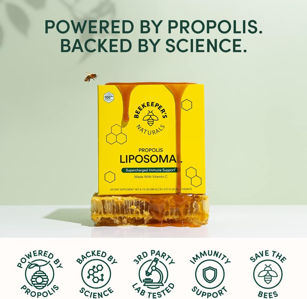Suplementos Propóleo Liposomal con Vitamina C Bio-Disponible