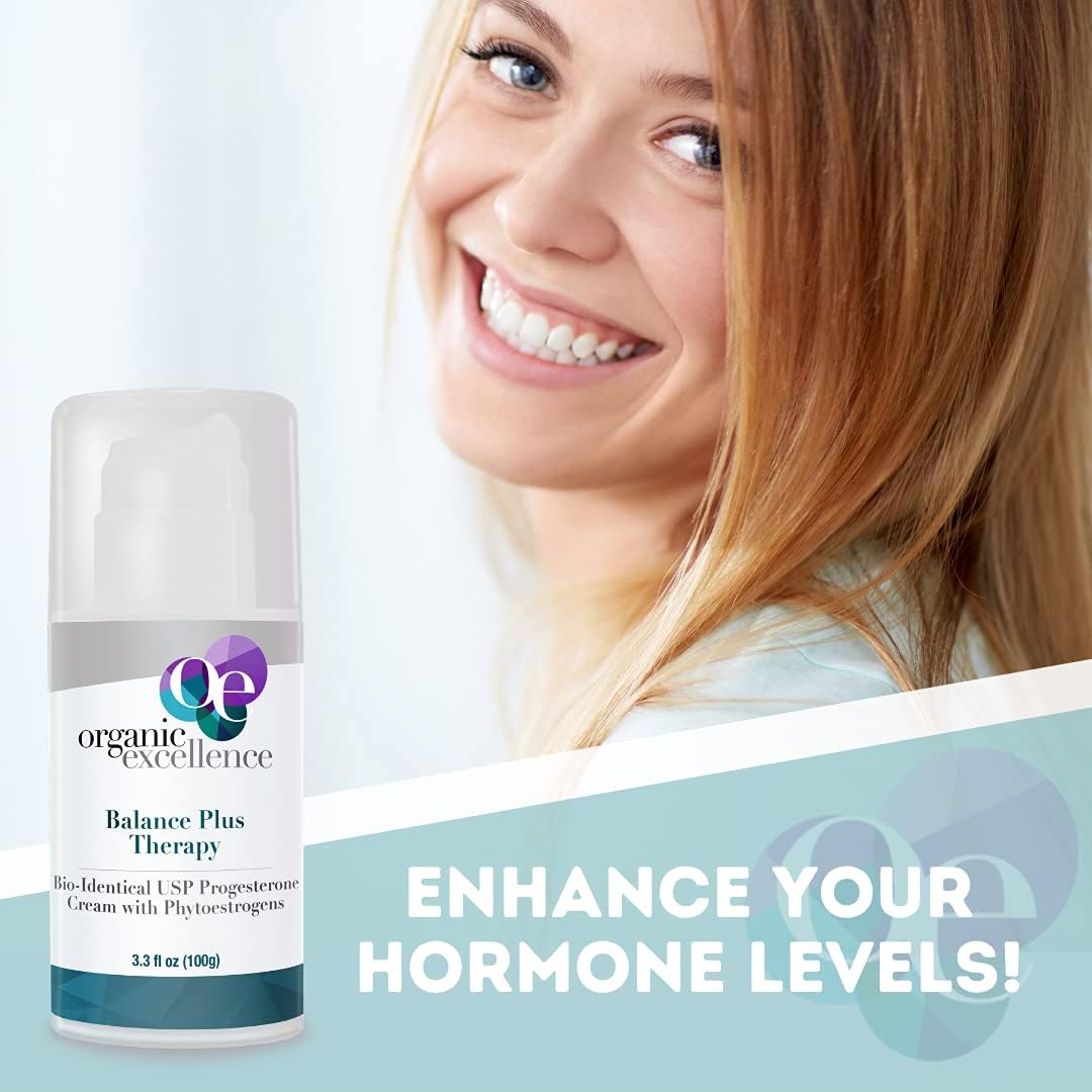 Balance Plus Terapia con Progesterona Orgánica USP, 3.3 oz