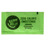 Endulzante Stevia en polvo, Happy Belly, 0 Calorías, 140 Paquetes
