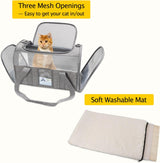 Transportín Refrze para Gatos Grandes y Perros Pequeños 20 lbs
