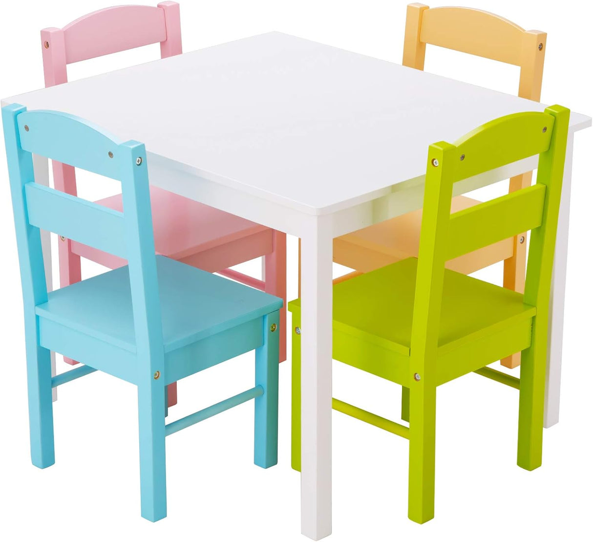 Juego de mesa y silla para niños muebles preescolares