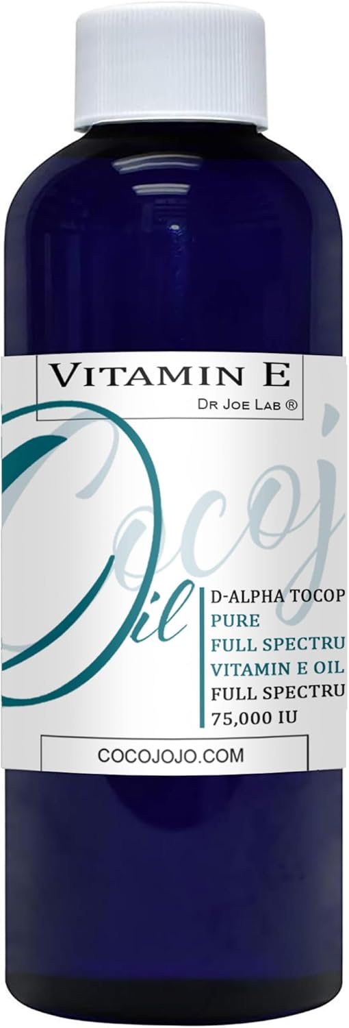 Aceite de Vitamina E Puro y Sin Diluir - 75,000 UI - Rejuvenecedor