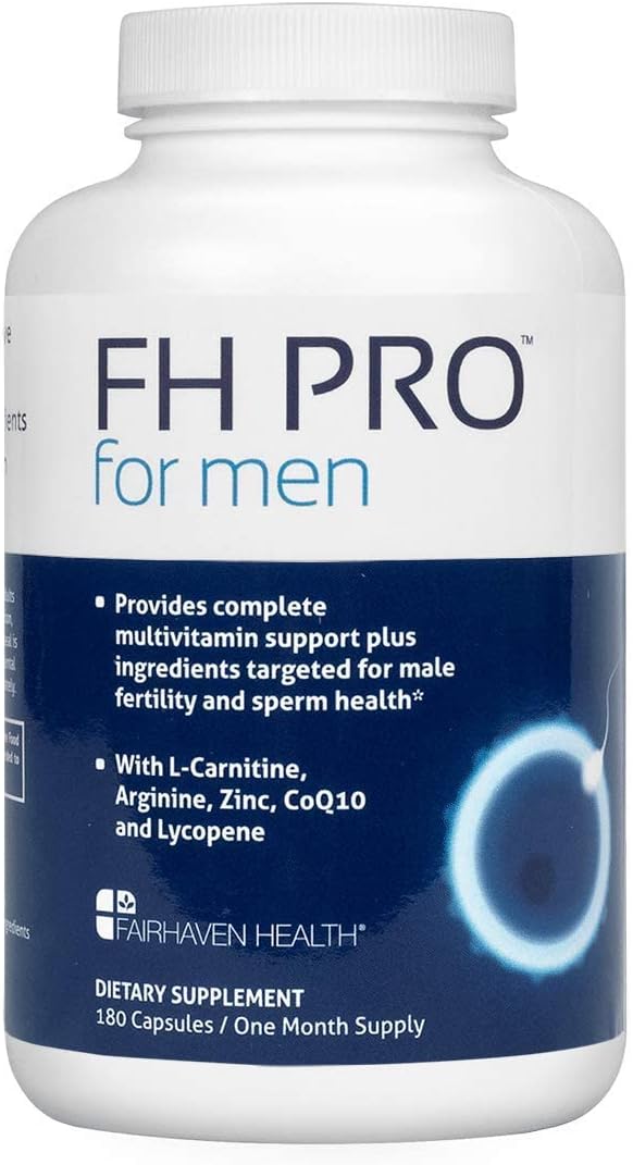 Suplemento de fertilidad premium para hombres  180 cápsulas