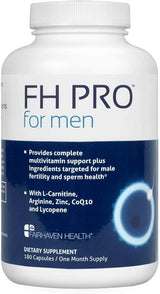 Suplemento de fertilidad premium para hombres  180 cápsulas