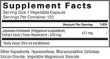 Suplemento de resveratrol para apoyar la salud del corazón
