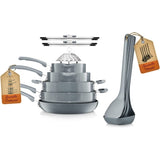 Juegos de Ollas antiadherentes NUTRICHEF NCCWSTKGRY