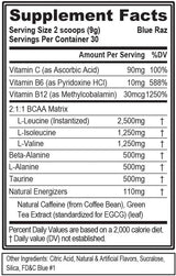 Polvo de BCAA EVL - Aminoácidos para Recuperación y Energía