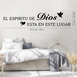 Vinilos Decorativos de Versículos Bíblicos, Inspiración Cristiana