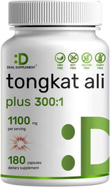 Suplementos Tongkat Ali Extracto 1100 mg por porción
