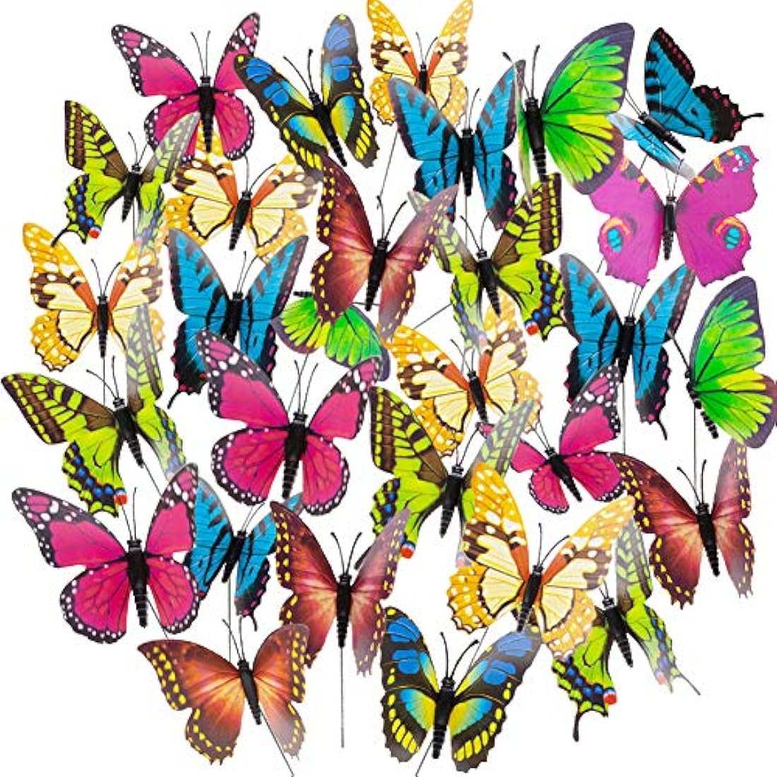 Estacas de mariposa, 50 piezas de 11.5 - VGoodall
