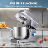 Mezcladora de pie VIVOHOME 7.5 Qt, 660W, 6 velocidades, modelo
