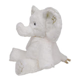Lambs &amp; Ivy Signature Jamboree - Elefante de peluche, malvavisco, gris, dorado, blanco