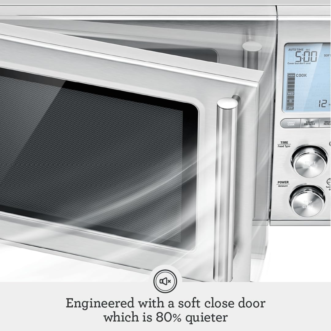 Microondas Breville Smooth Wave, 850W, Modelo BMO850BSS1BUC1