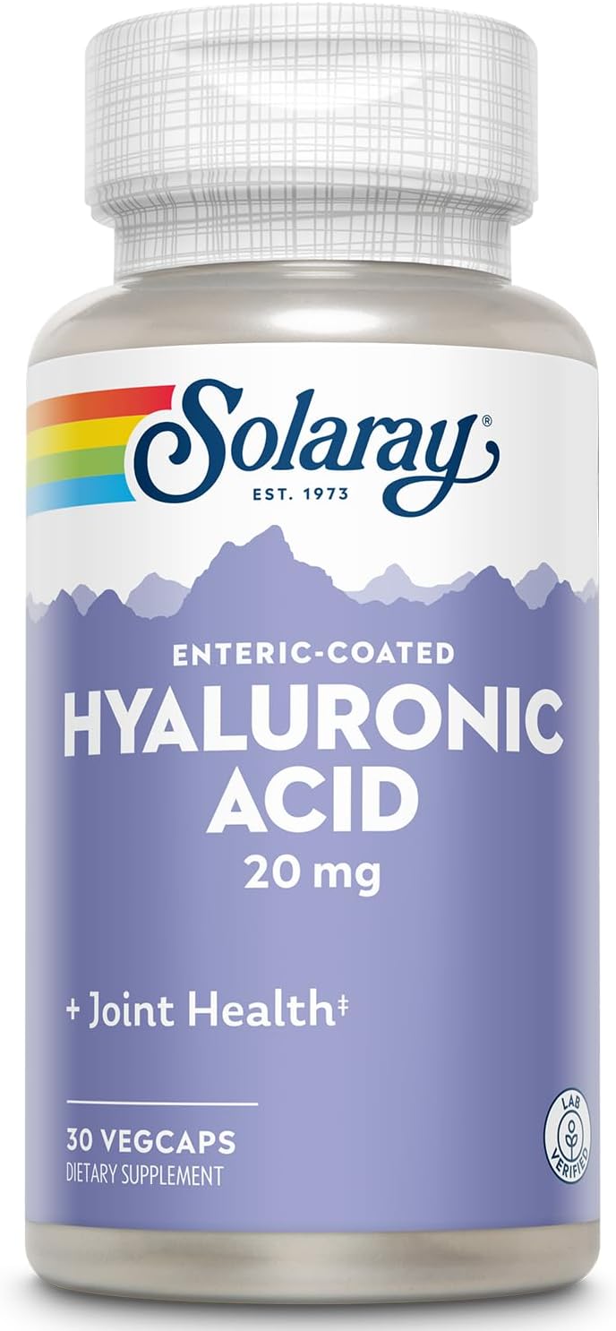 SOLARAY Ácido hialurónico Ayuda a apoyar las articulaciones