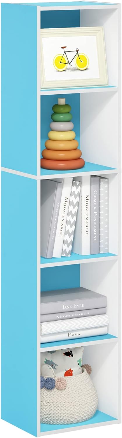 Estantería para libros, 5 niveles, cubos - Furinno Luder