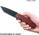 Cuchillo de Bolsillo Plegable Tanto D2 3.5 - Herramienta de Acampada