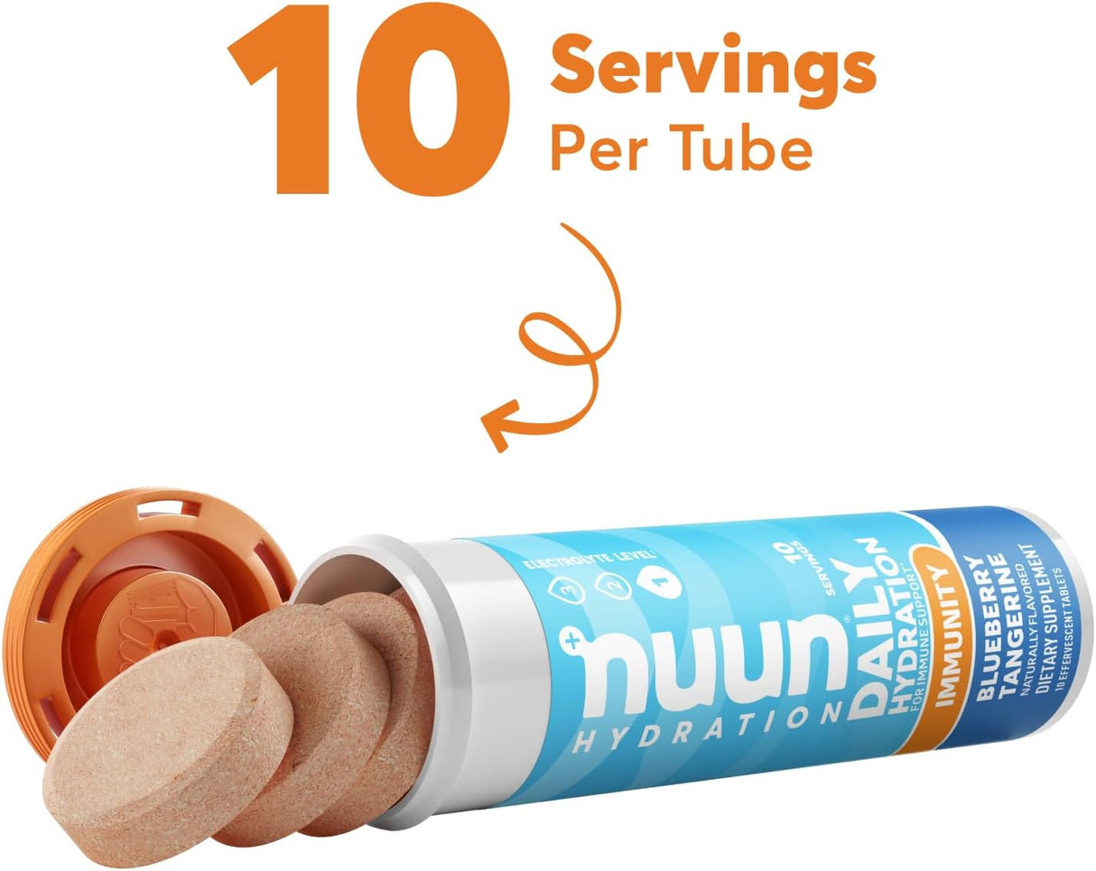 Suplemento Nuun Immunity Pastillas electrolito antioxidantes