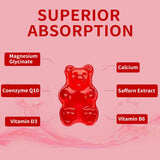 Suplemento de magnesio masticable con vitamina D3 B6 CoQ10