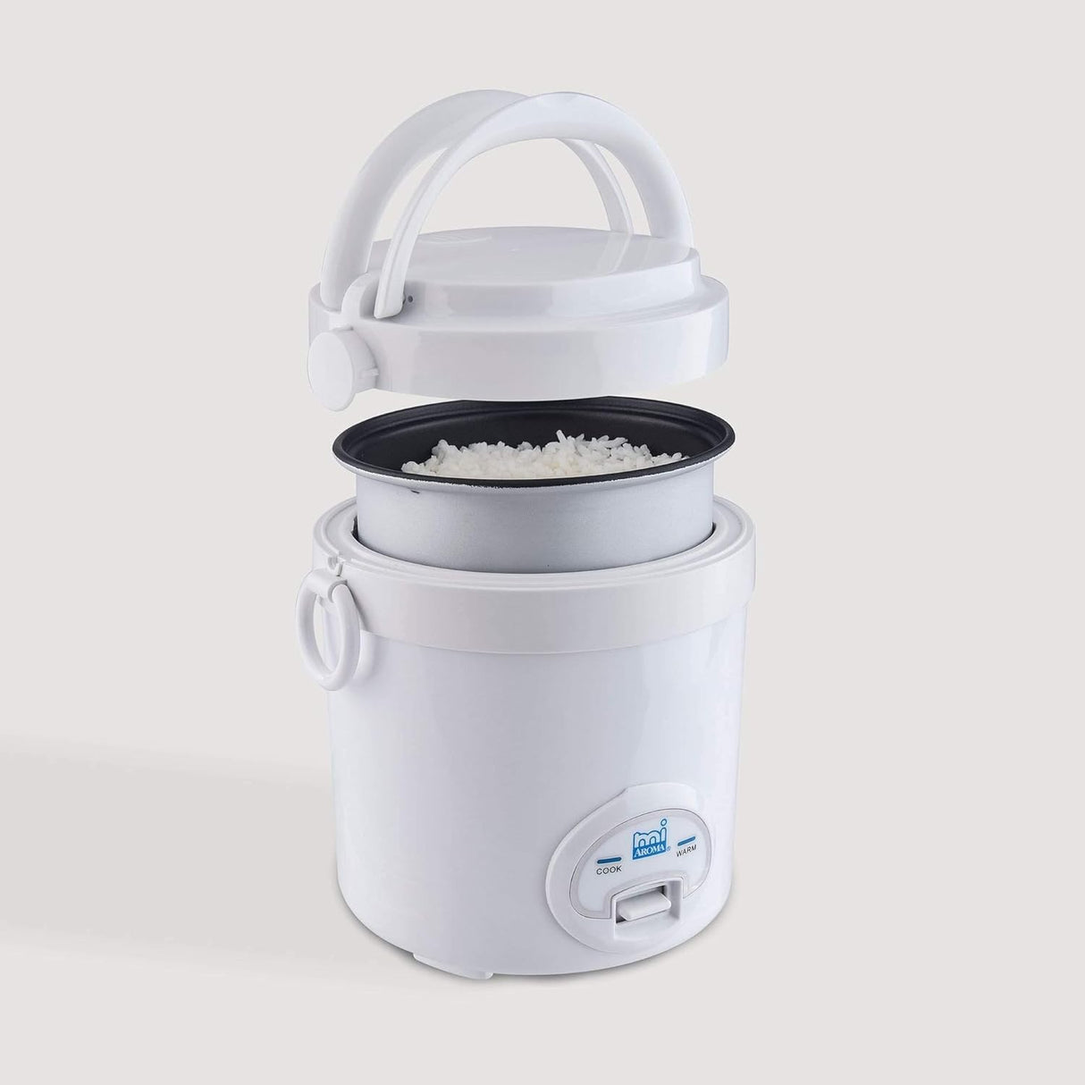 Arrocera Mini Digital 3 Tazas Aroma MRC-903D, Cocción Fresca