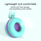 Auriculares V1 Kids, plegables, ajustables, 3.5mm, para niños