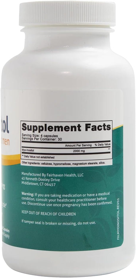 Suplemento de mio-inositol de 2000 mg  fertilidad masculino