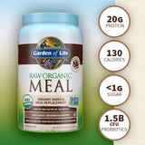 Suplemento Alimento crudo orgánico Garden of Life Chocolate