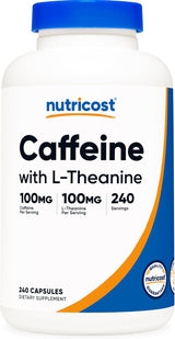 Nutricost Cafeína con L-teanina 100 mg