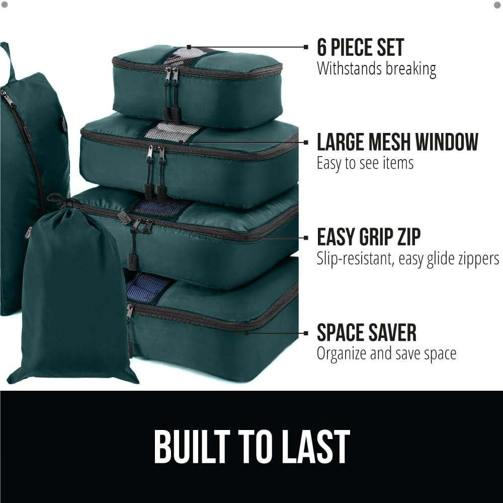 Cubos Organizadores para Equipaje, Esenciales de Viaje