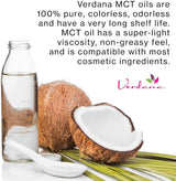Suplemento Aceite de coco orgánico fraccionado MCT  1 galón