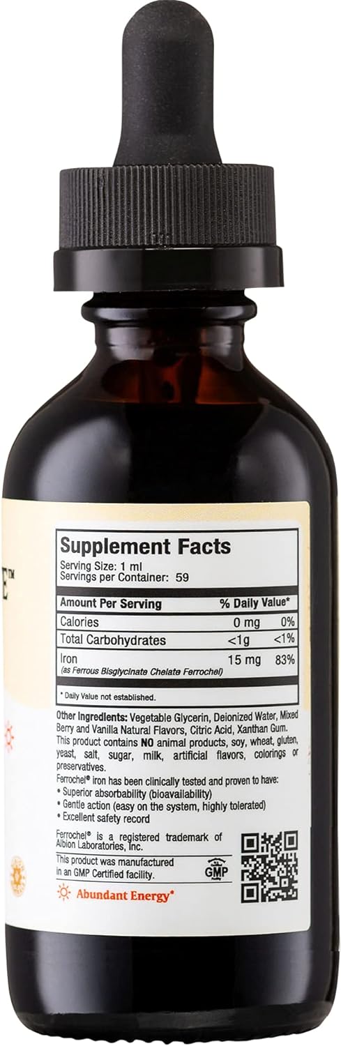Suplemento de hierro de 15 mg por ml  Aumenta la energía