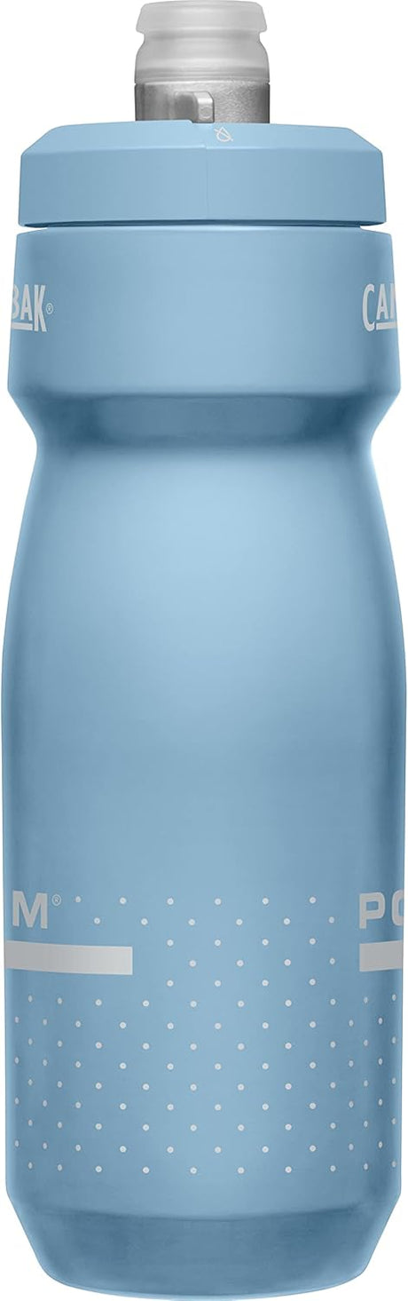 CamelBak Botella de agua Podium Bike de 24 onzas, azul piedra