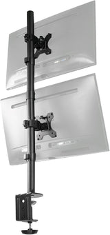 Soporte de Monitor Doble VIVO, Ajustable, STAND-V002T