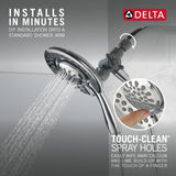 Regadera plateada con 4 pulverizadores 75486C DELTA FAUCET